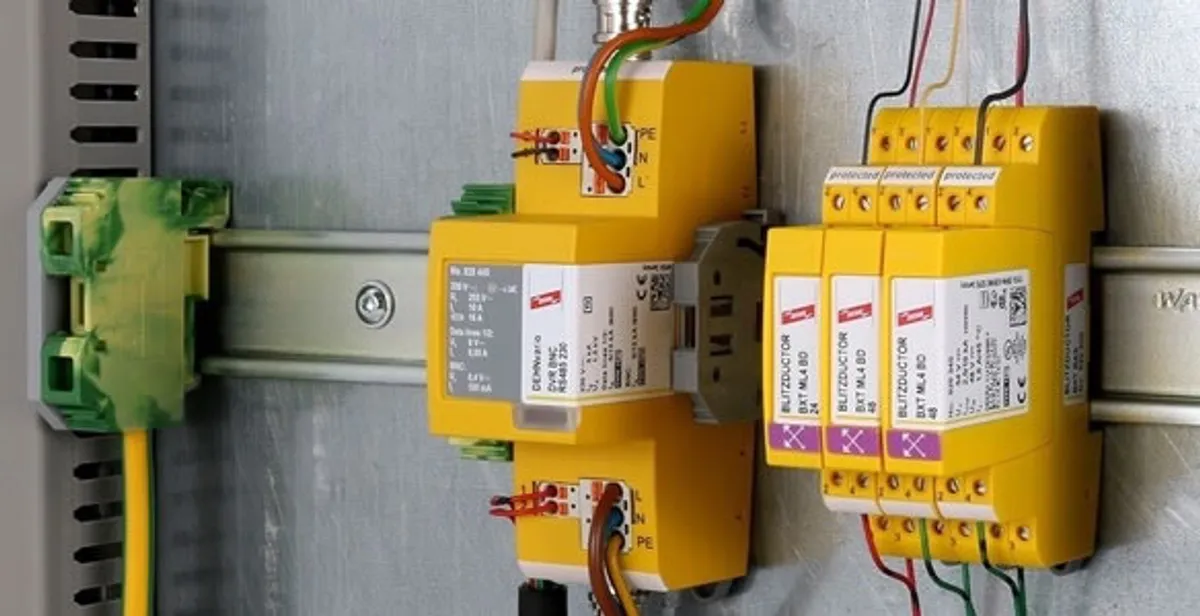 lightning surge protection system with surge suppressors installed by electrical service professionals in Fort Lauderdale, FL