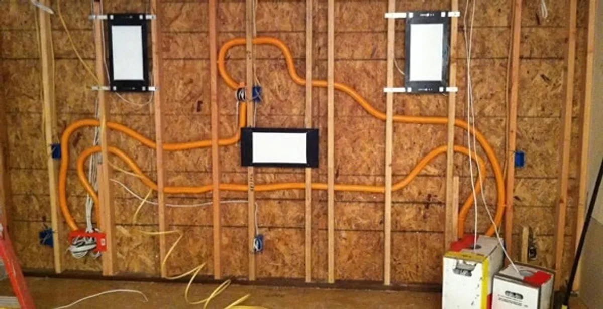 new construction wiring project displaying complete electrical system layout installed by professionals in Fort Lauderdale, FL