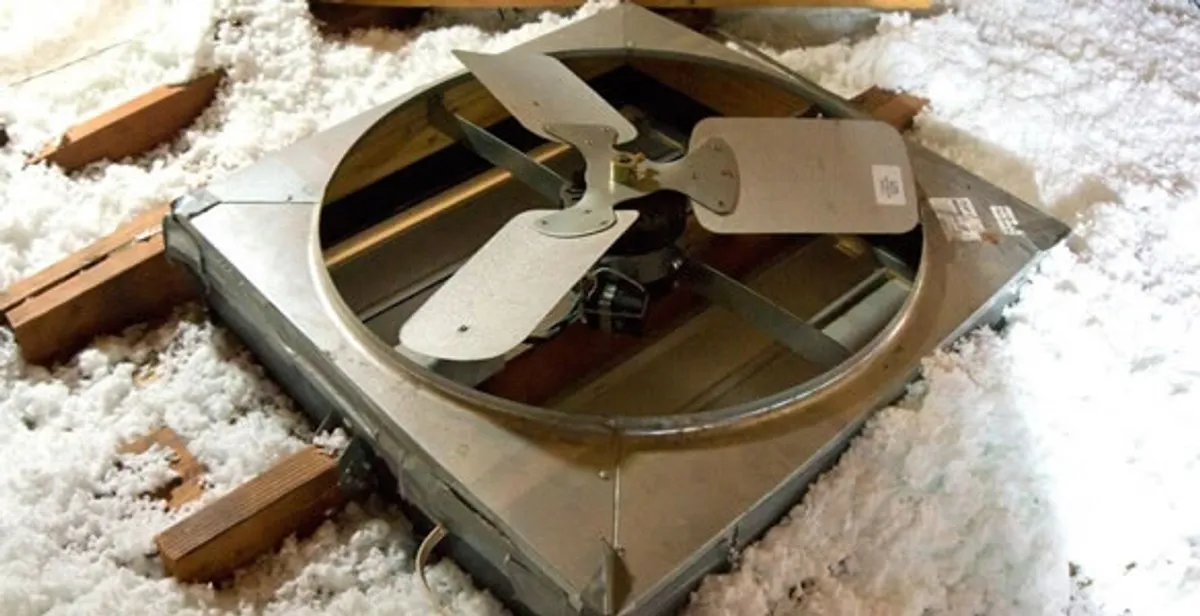 whole house fan installation services with attic-mounted ventilation unit in Fort Lauderdale, FL