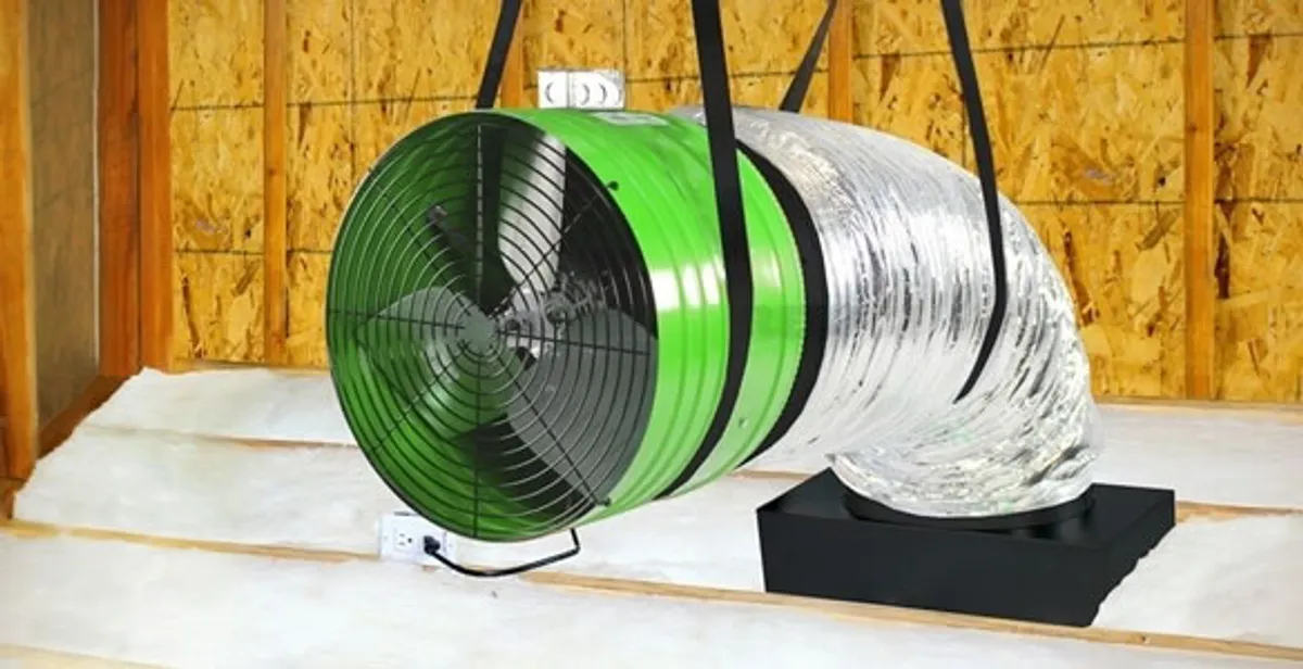 whole house fan installation services with professionally mounted ventilation fan system in Fort Lauderdale, FL